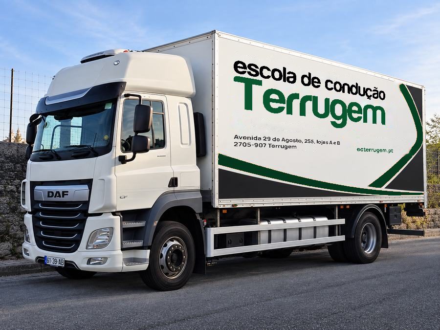 EC Terrugem Driving School DAF CF lorry